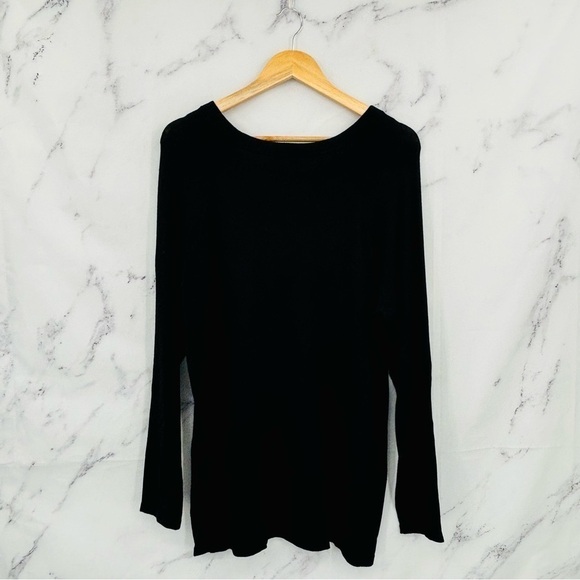 Torrid Pullover Cage Front Sweater - Black - Picture 5 of 6